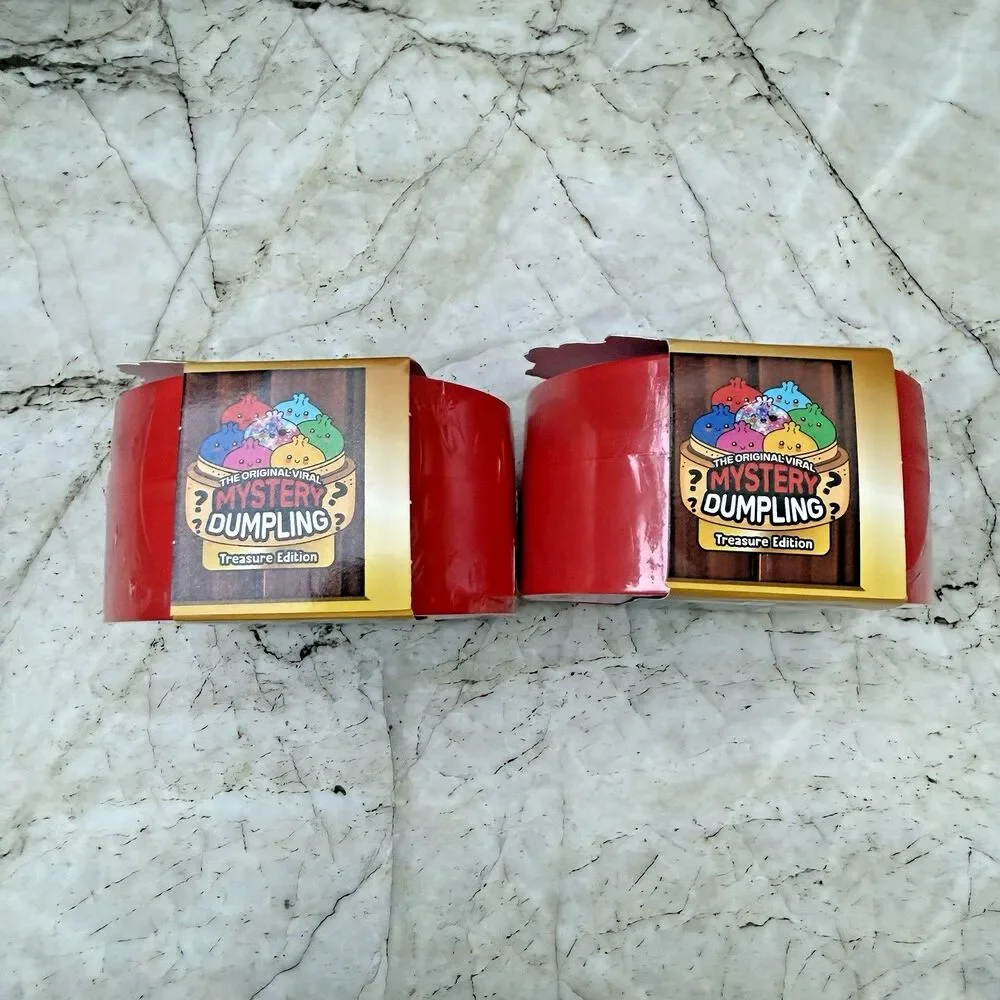 LOT of 2 RMS Mystery Dumpling TREASURE EDITION NEW RARE HTF Viral Squishy Sealed